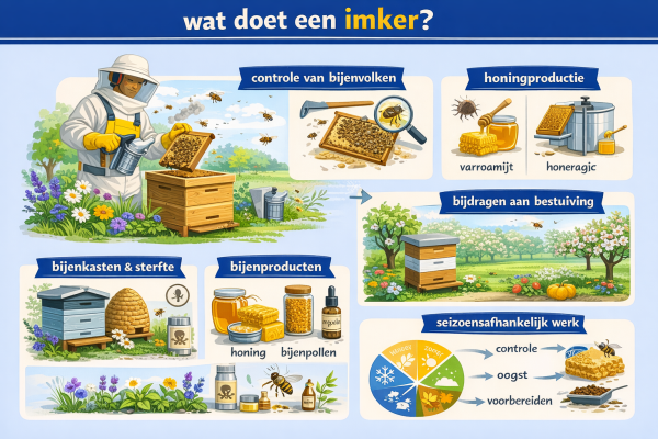 Alles over het beroep imker Wat doet een imker